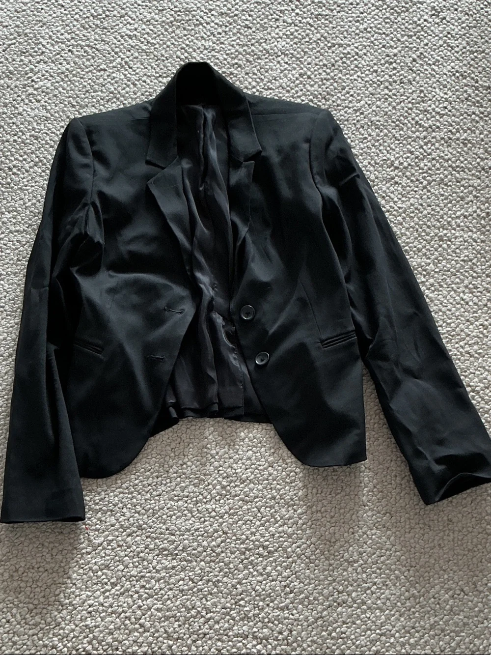 Express Black Women's Tailored Two-Button Blazer